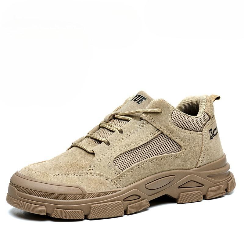 Fashion New Work Safety Shoes for Men Steel Toe Shoes Women Indestructible Work Shoes Outdoor Construction Puncture-Proof Safety Boots