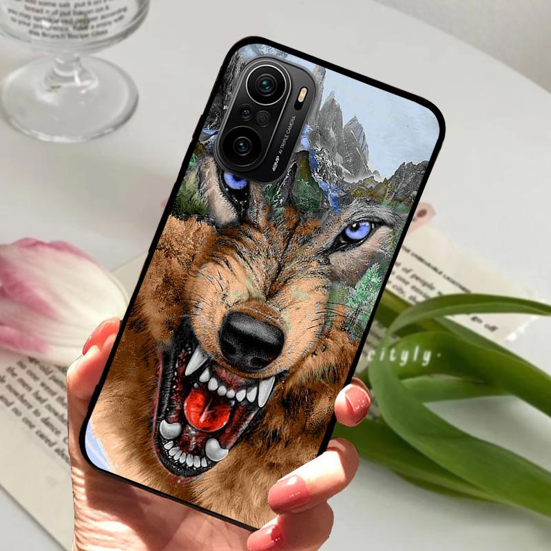 For Redmi K40 5G Case K40 Pro Cute Animals Matte Silicone TPU Soft Phone Cover For Xiaomi Mi 11i Fundas Poco F3 Coque Bumper