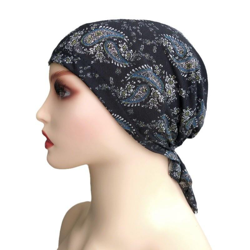 Short Damen Asian Ethnic Hat With Floral Cotton Material For All Seasons