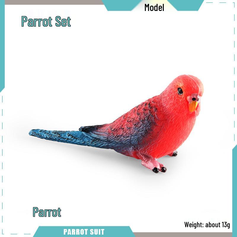 Cross-border Bird Model: Children's Budgerigar & Cockatiel Desktop Decor