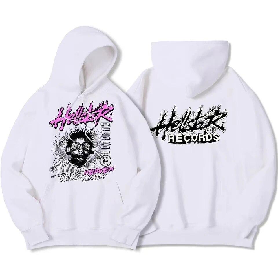 

Высокий дизайн, бестселлер, Hellstar Sound Like Heaven, унисекс, женская уличная одежда, толстовка высокого качества, 100% повседневная толстовка унисекс S