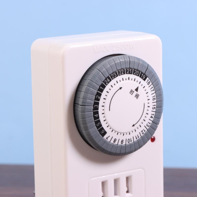 12/24 Hours Cyclic Timer Switch Kitchen Timer Outlet Loop Universal Timing Socket Mechanical Timer