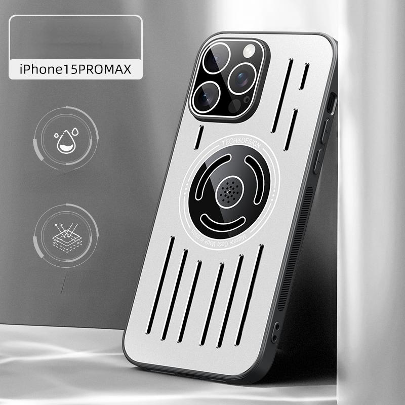 Heat Dissipation Aromatherapy Case For iphone 15 14 13 12 11 Pro Max Magnetic Shockproof Metal Case for Huawei Mate 60 P60 P50 P40 Pro Camera Cover