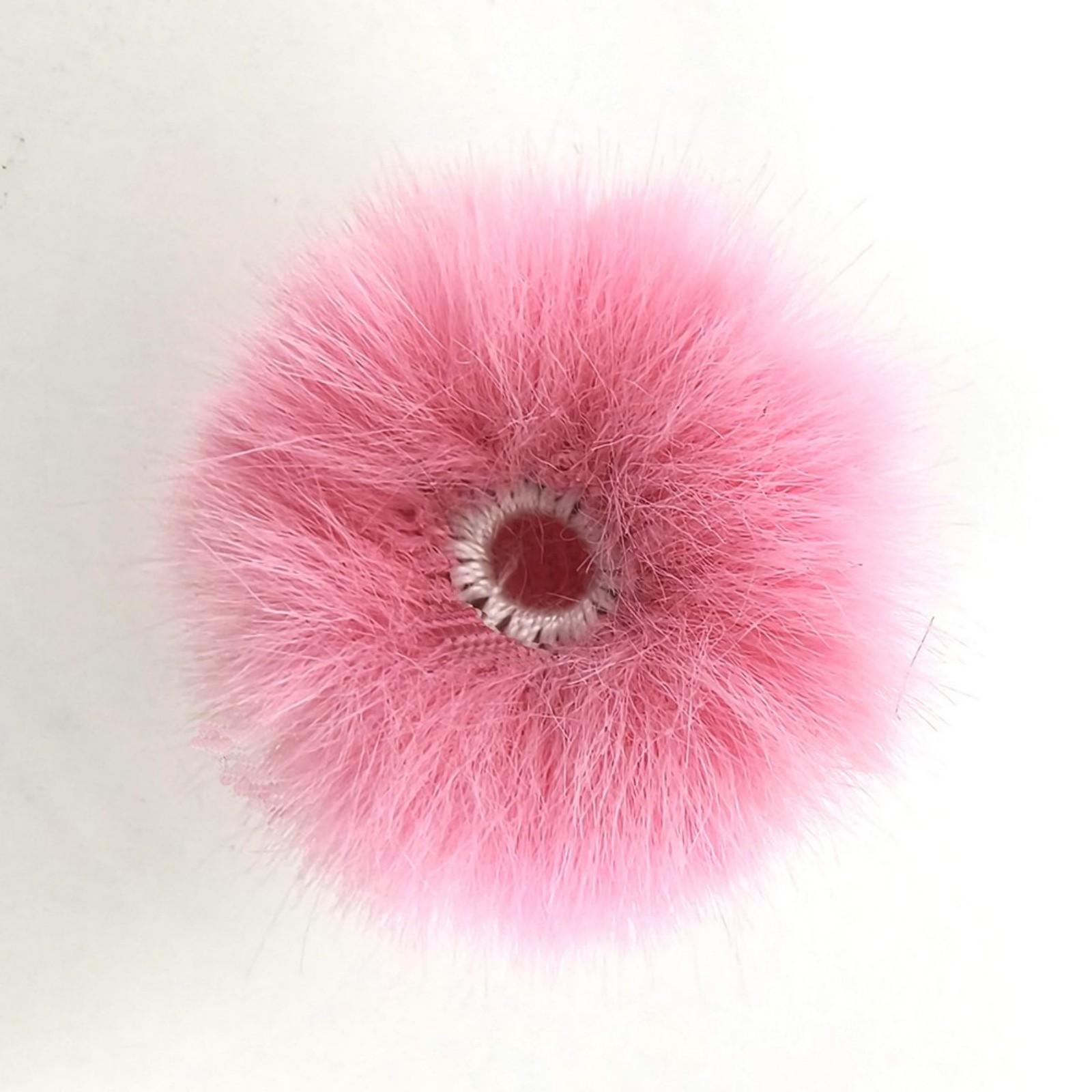 

Профессиональный чехол для ветрозащиты для петличного микрофона, сменный воротниковый микрофон, ветрозащитная муфта, меховой аксессуар для микрофона розовый