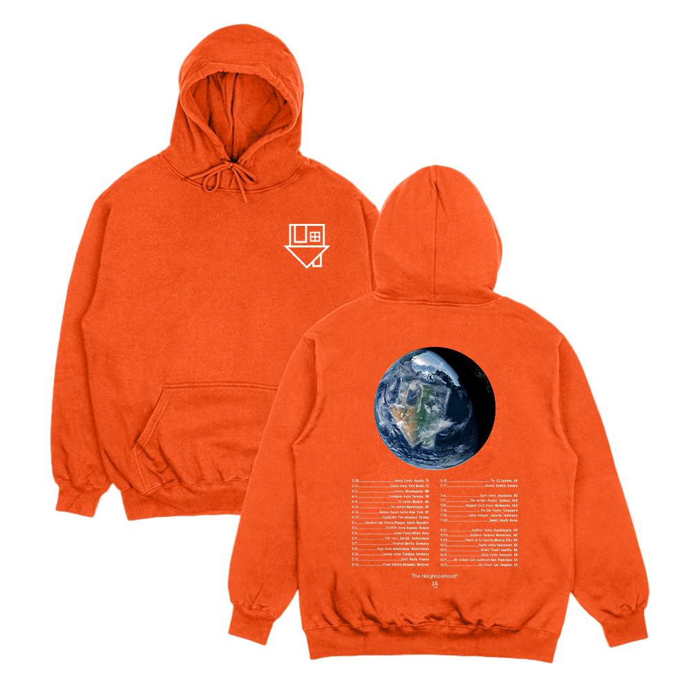 The Neighbourhood The Wourld Tour 2026 Mikiny Hip Hop Wiped Out! Grafický streetwear na 10. výročie pre ženy a mužov, ležérne pulóvre