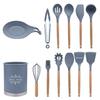 Cooking Tool Sets Non-toxic Cooking Baking Kitchen Tools Utensils Silicone Shovel Spoon Scraper Brush Spade Whisk Turner