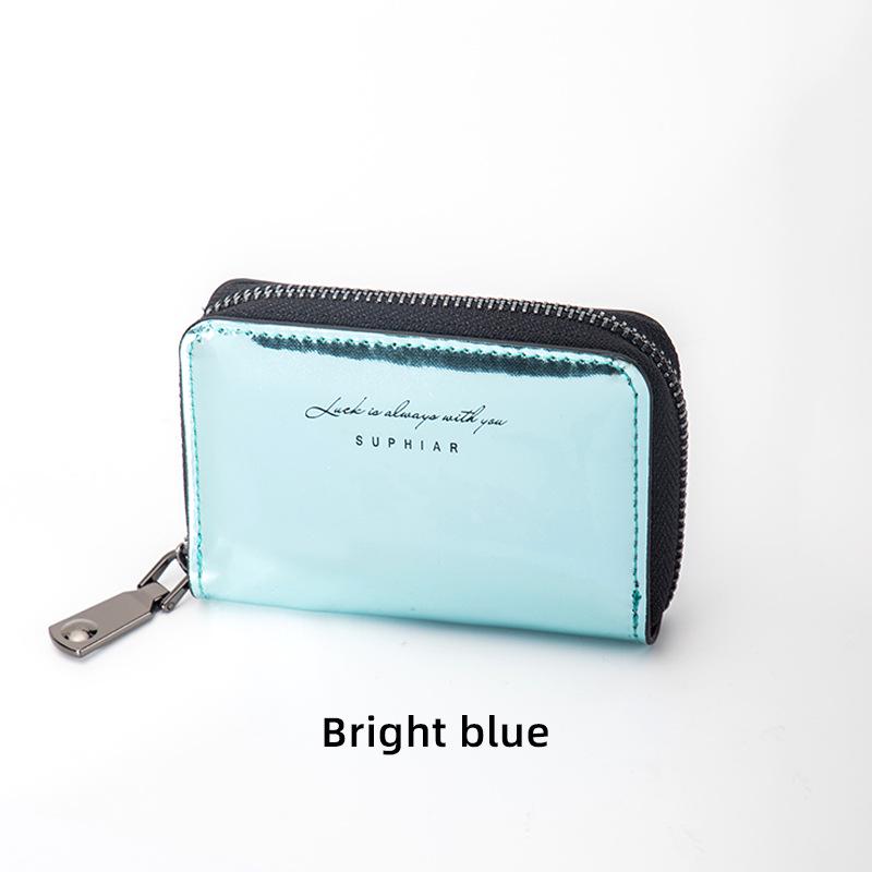 Cross-Border Laser-Design Card Holder: Stylish, Lightweight, Multifunctional Zipper Wallet
