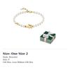 LACOSTE Bracelets Women's Gold/White 2040430