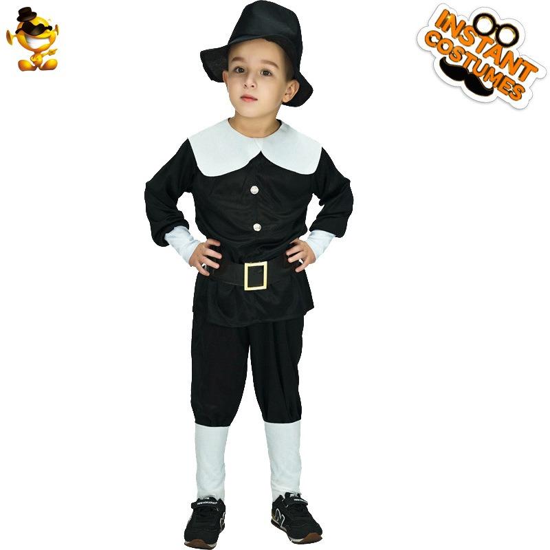 Halloween children's butler role-playing party costumes, little hero stage performance costumes