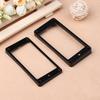 2pcs Curved Neck & Bridge Pickup Frames Set Bridge Neck Pickups Cover Frame Humbucker Pickups Frame for LP Electric Guitar