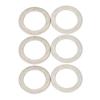 10Pcs Bicycles Pedal Spacer Crank Cycling Bike Stainless Steel Rings Washers Bike Pedal Gasket Crank Spacer Enduring