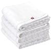 Imabari Face Chisai 34cm X Set of 14 White Face Instant Imabari Towel Made In Hotel Face Wash Facial Home Towels, 100% Cotton, Pattern, 75cm, 4,