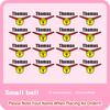 Custom Cartoon Iron On Name Sticker Heat Transfer Label Print On T-Shirt Hoodies Patches For Clothing Thermal Stickers Applique