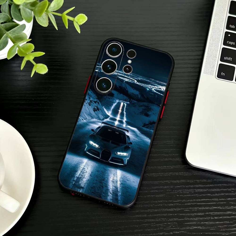 Sports Cool Car Phone Case For Samsung S26,S25,S24,S23,S22,S21,S20,S30,Ultra,Plus,Fe,Note,5G Black Cover