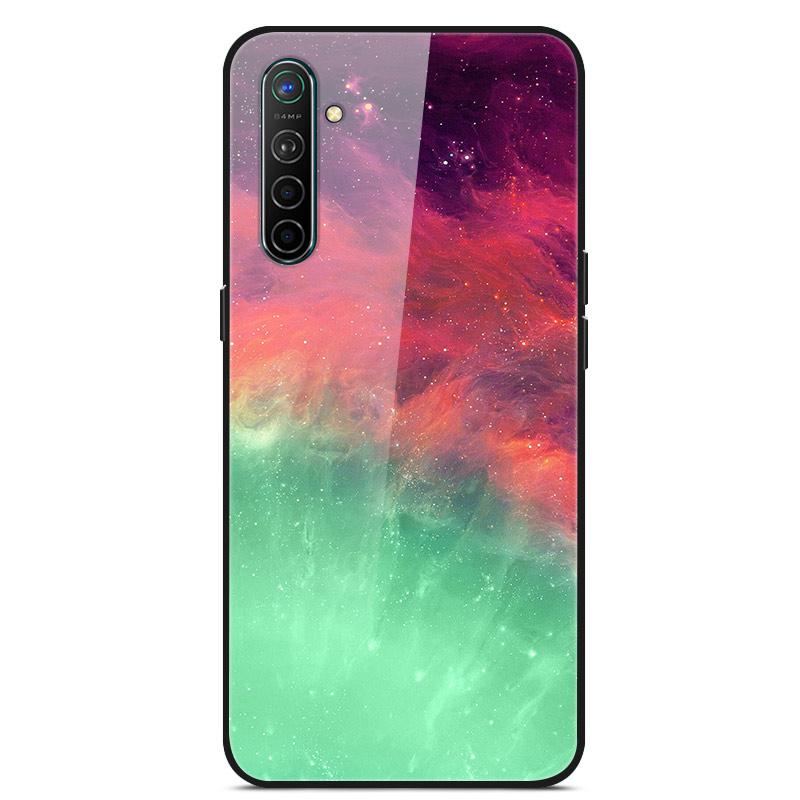 For OPPO Realme XT Tempered Glass Case Soft Bumper Hard Funda For OPPO Realme 6 Pro Realme X2 XT Phone Case Realme6 Back Cover