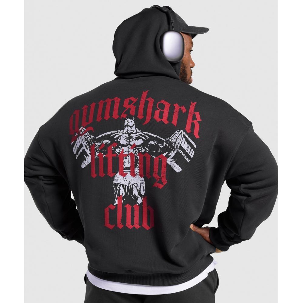 Gymshark Sudadera con capucha Lifting Club Negro A1c8c Bb2j