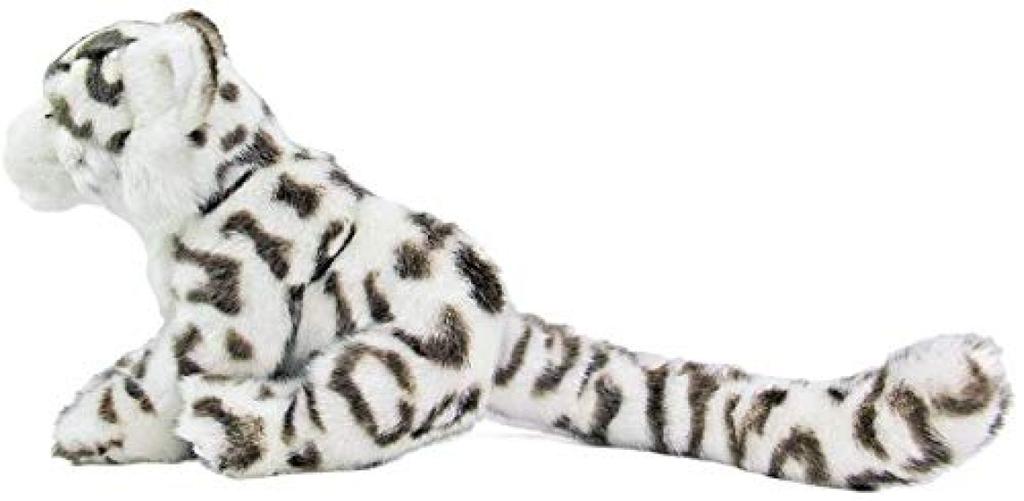 Calorata Snow Leopard Plush Toy Animal Realistic Animal Toy Doll Gift Present Birthday Christmas Present (Baby/Realistic Family/Soft Touch) (Twice