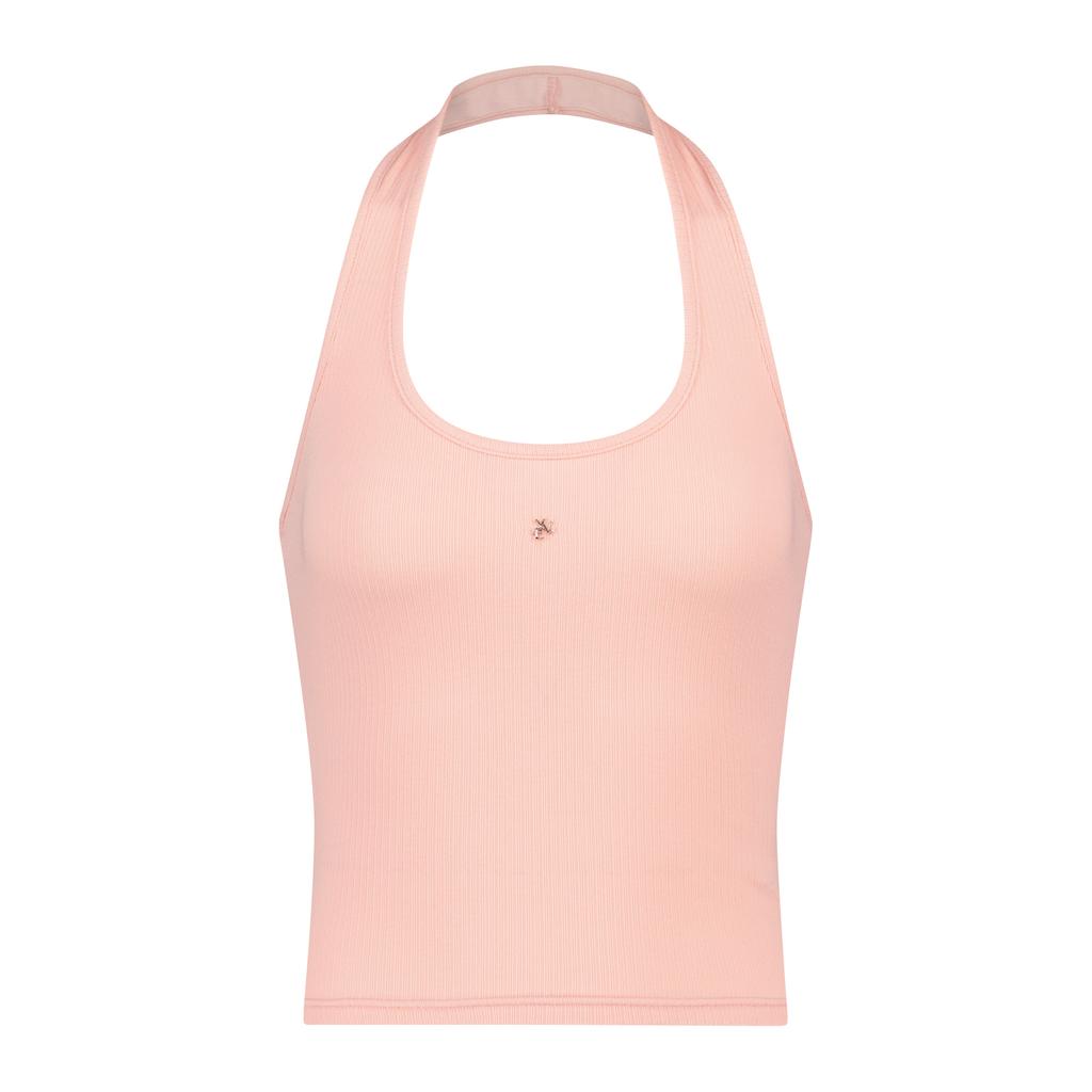 Yuibeu Modal Logo Halterneck Bolero Pink