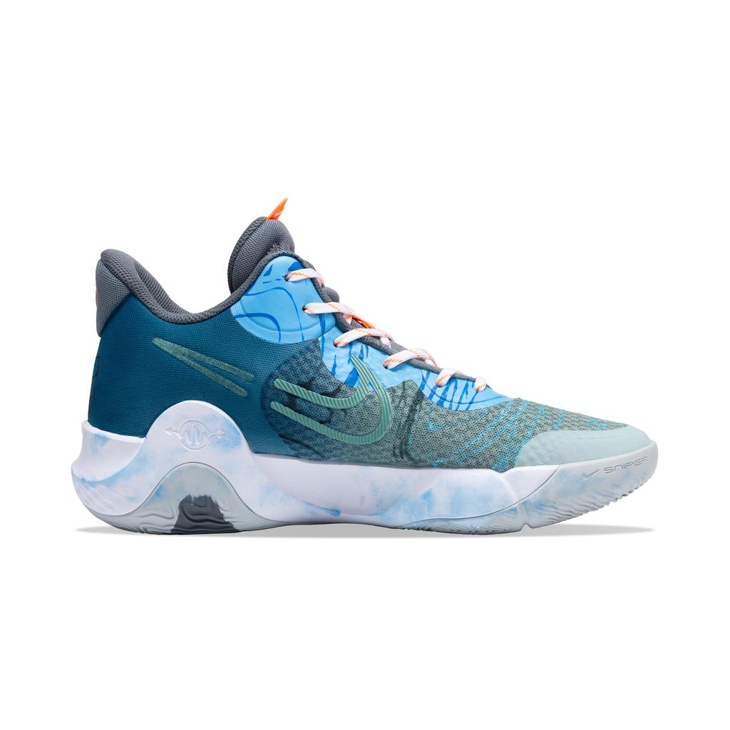 Nike KD Trey 5 IX Mesh Cushioning Grip Cushioning Grip Mid top Basketball Shoes Unisex Blue CW3402-011(Team635-)