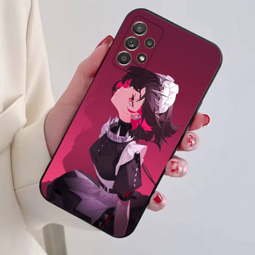 Zenless Zone Zero E-Ellen Joe Phone Case Black Silicone Soft For Samsung S25,S24,S21,S22,S23,S30,Ultra,S20,Plus,Fe,Lite