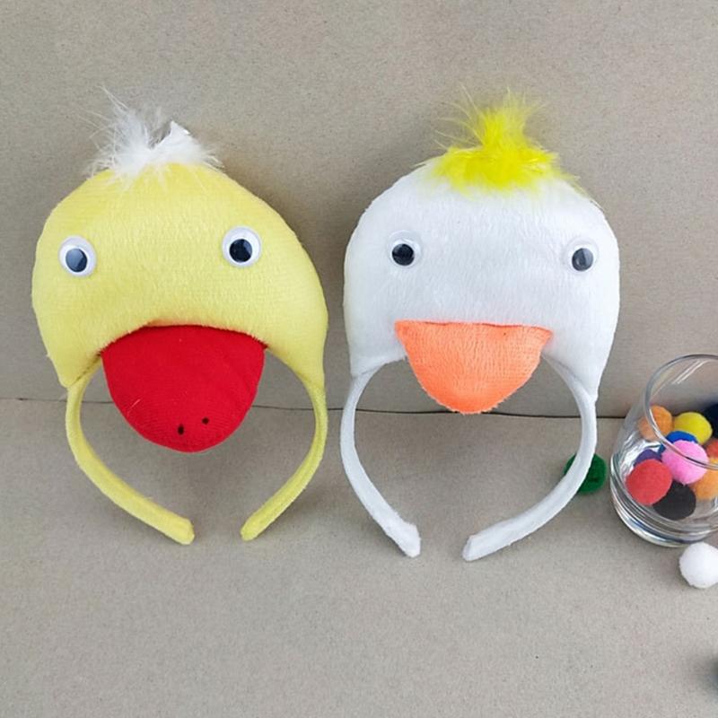 Lekfullt Ank-pannband Ögonfångande Hårband Förbättrar Hårstilar med Nyckfullhet