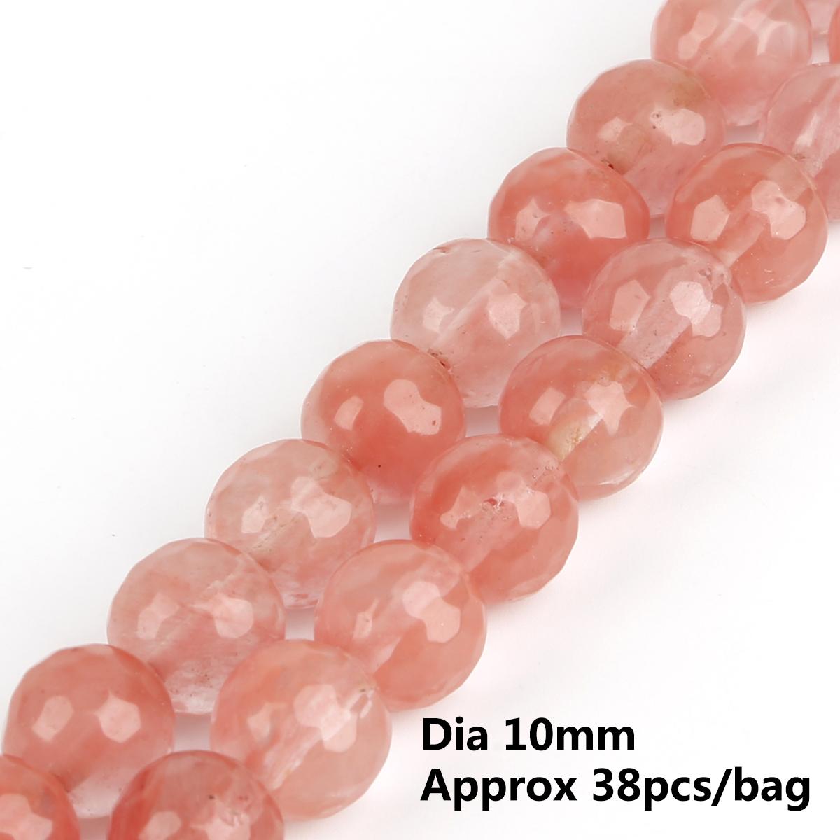 

Натуральный камень вишня арбуз красные бусины граненые круглые свободные бусины для изготовления ювелирных изделий своими руками браслет ожерелье 15 дюймов нить 10mm 38pcs