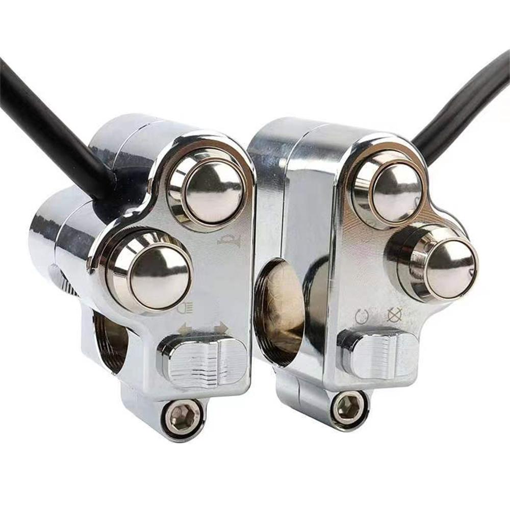 

Universal Motorcycle 25mm Handlebar Switch Control Racer Modified Part w/Harness
