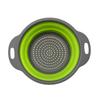 Folding Silicone Drain Basket Fruit Vegetable Washing Basket Foldable Strainer Colander Collapsible Drainer Kitchen Storage Tool Set