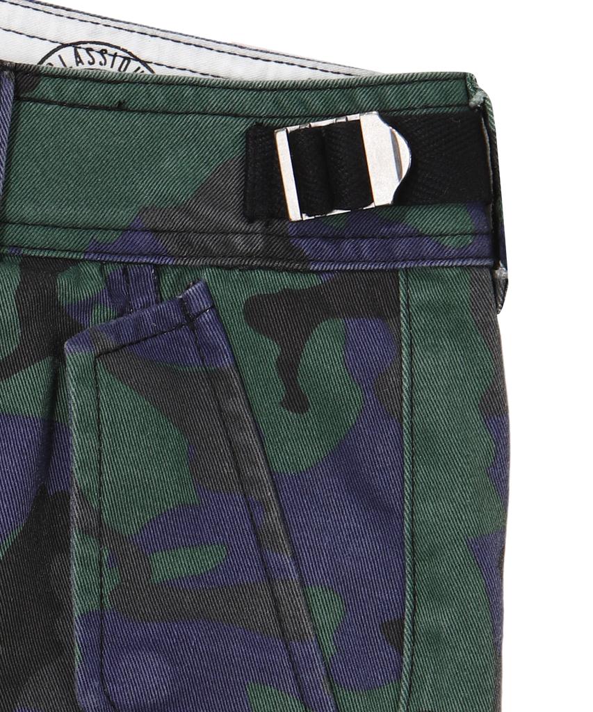 Syupeodeulai Camo Weite Fallschirmhose Lila