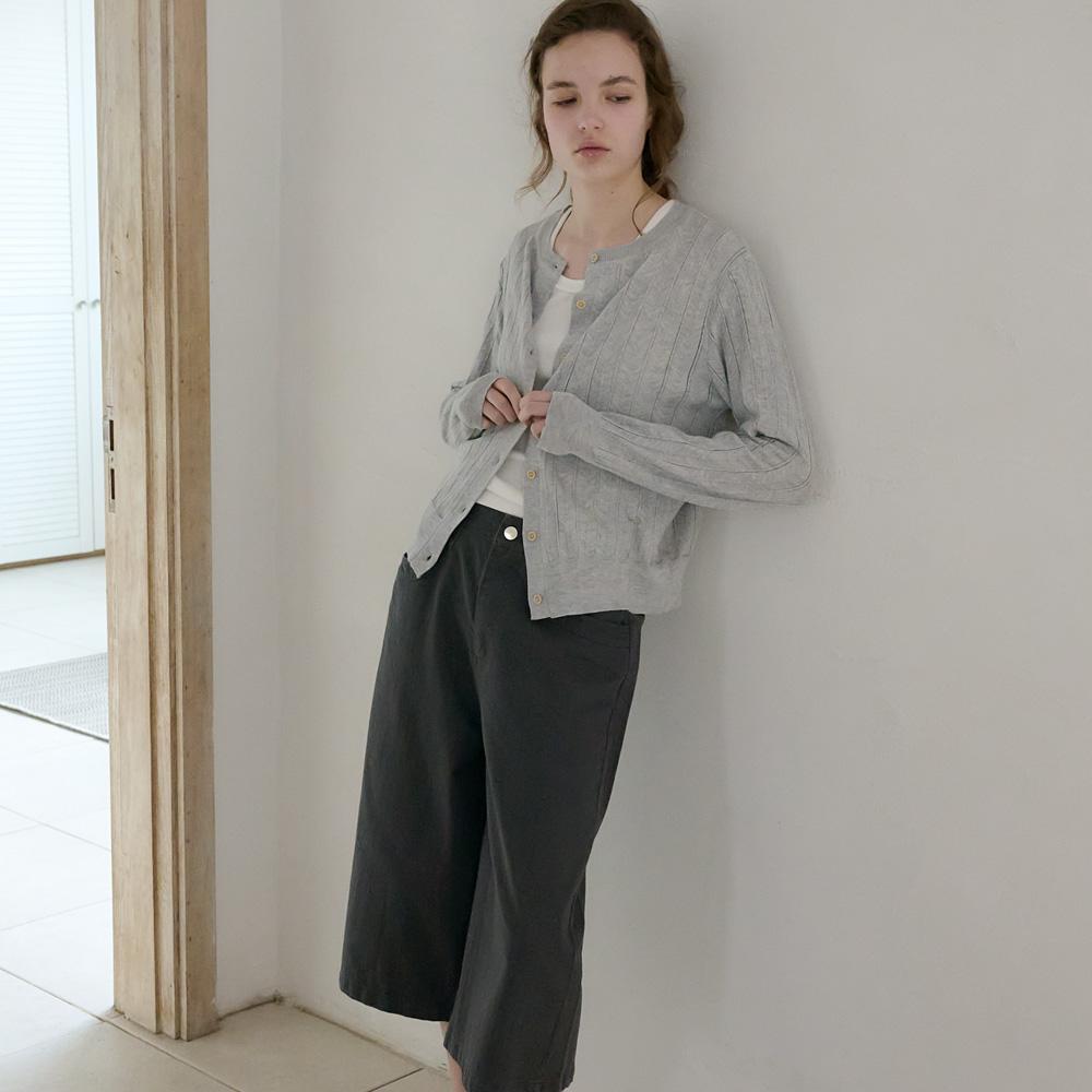Elssibeui Midi Denim Pants_Charcoal