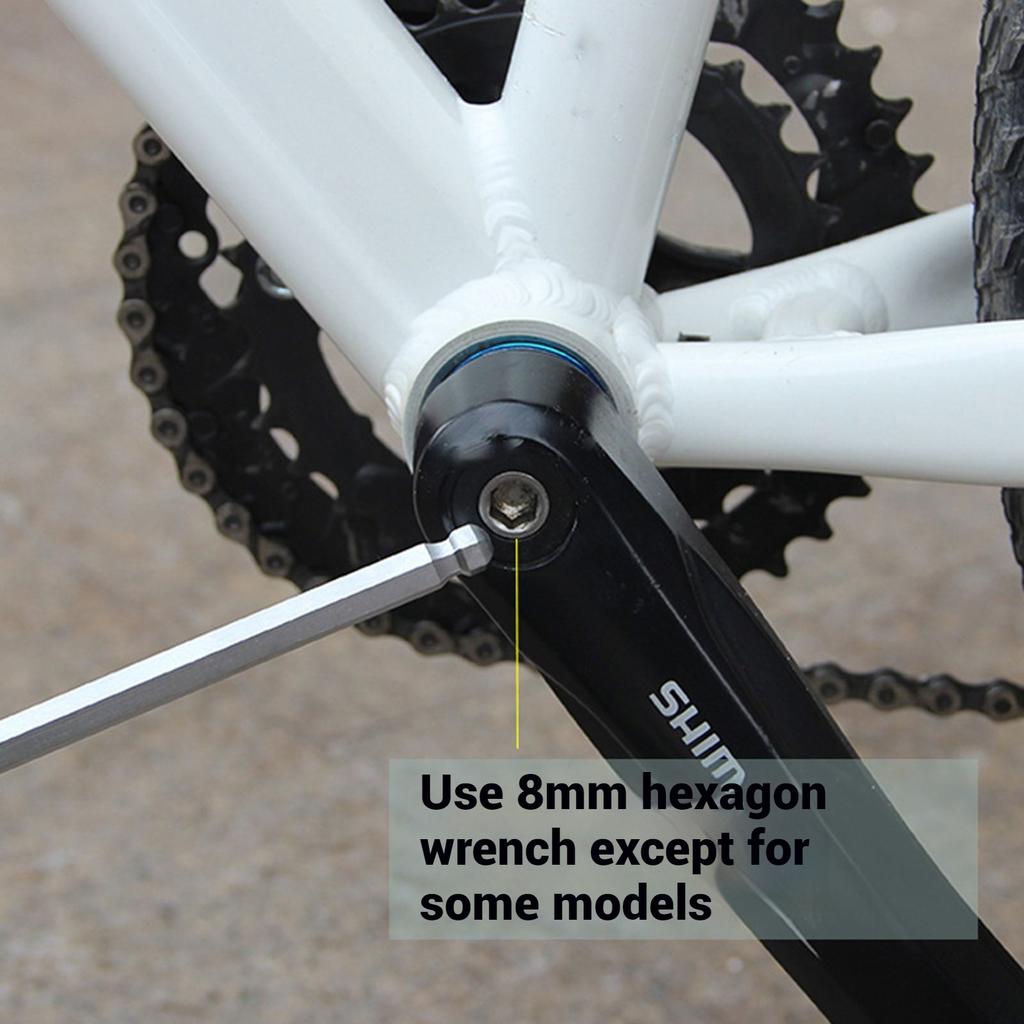 Bike Crank Puller Removal Tool for Bicycle Repair with Crank Extractor and Bottom Bracket Removal