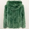 OFTBUY 2024 Winter Plush Hooded Fur Top Fashionable Natural Rabbit Fur Coat Thickened Warm New Casual Coat for Women's Jacket