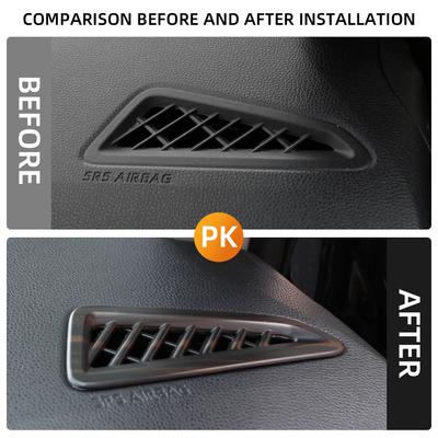 For Toyota Corolla Cross XG10 Hybrid 2025 2025 2025 2025 LHD AC-uttaksdeksel Klimaanleggventil Ramme Klistremerke Tilbehør