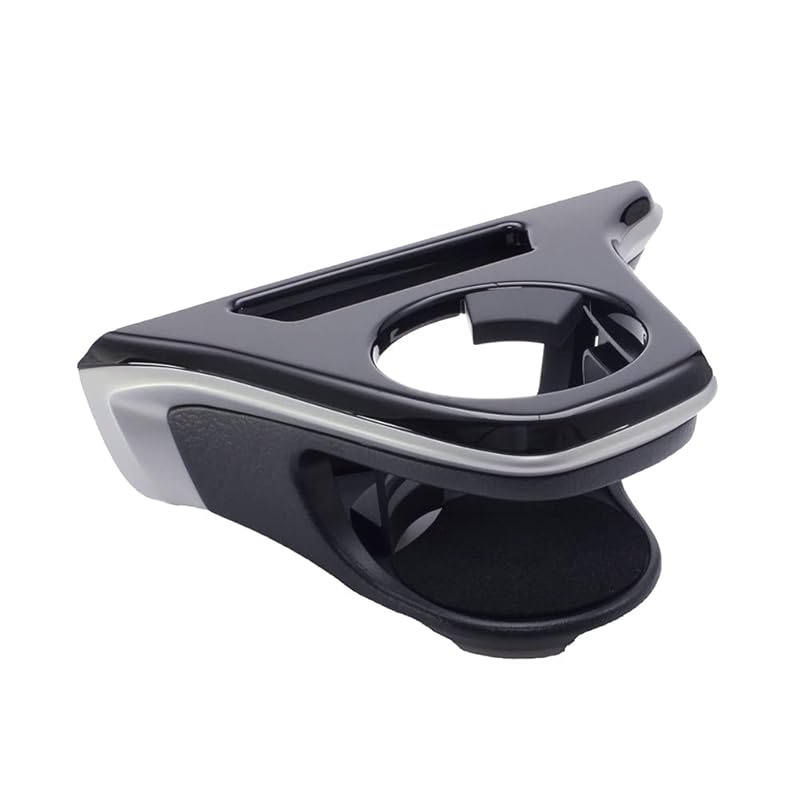 

Tsuchiya Yac Vehicle-Specific Toyota Corolla Cross Air Conditioner Drink Holder for Passenger Seat, Black/Silver, 16.4cm Long x 14cm Wide x 21.9cm