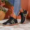 Mode 2025 Herbst Damen Modetrend Flache Sneakers Leichte Sportschuhe für Damen Neu Rutschfest Schnürschuhe Lässige Walking-Sneakers