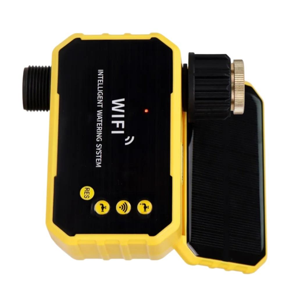 Smart Plant Watering System with Solar Panel WiFi Connectivity and Rain Detection for Scheduled Garden Irrigation