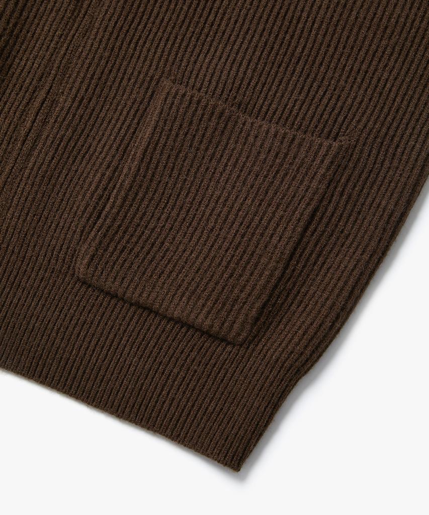 SUARE V-Neck Two-Way Zip-Up Knit - 4 Colors