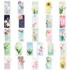 51 Floral Bookmark Stickers: Girly Heart & Plant Designs for Journals & DIY Projects