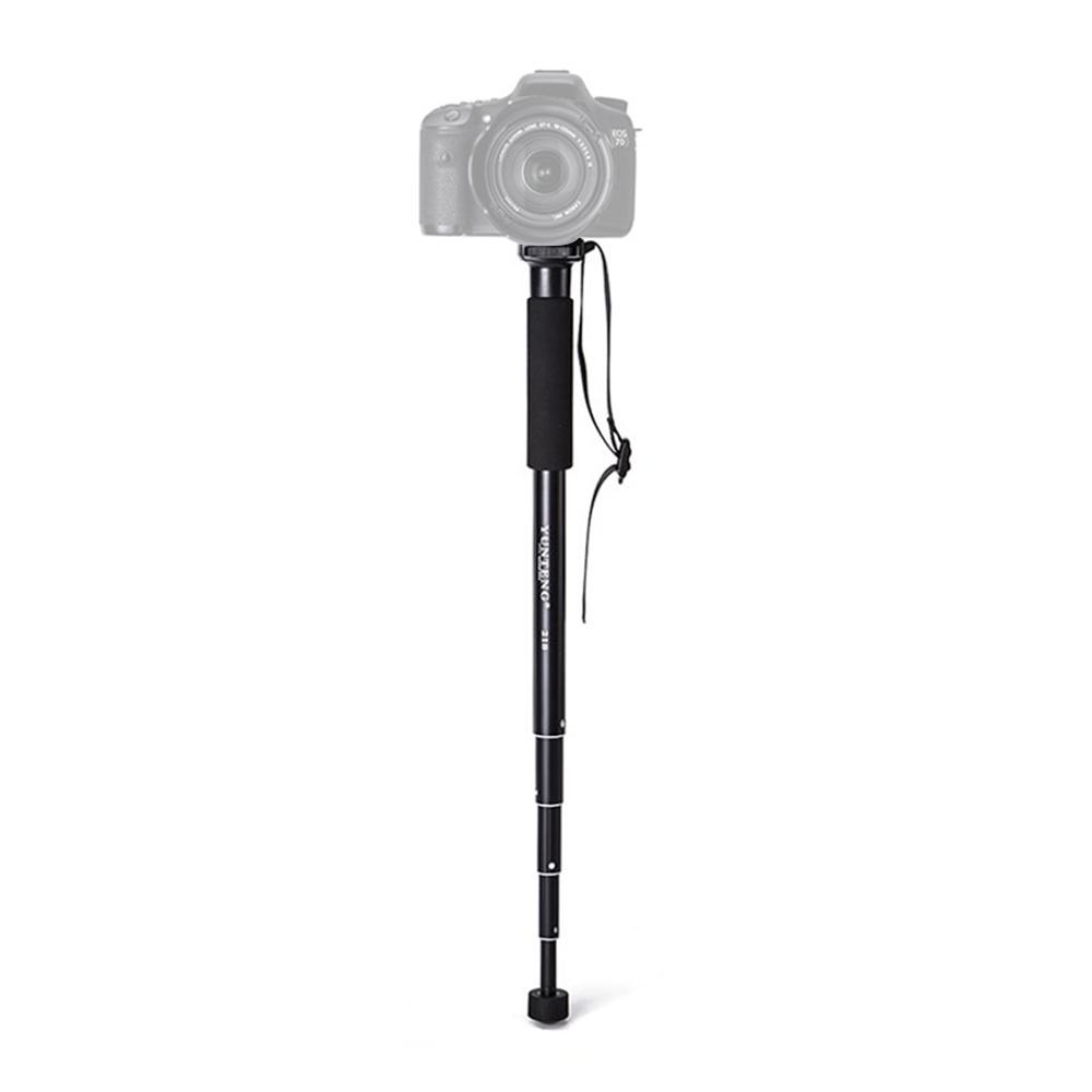 Portable Aluminum Alloy Photography Monopod, Height 37-152cm, imum Load 1.5kg, for ILDC Camera, Smartphone Video Shooting