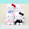 Entzückender Plüsch-Hello-Kitty-Schlüsselanhänger 13 cm Niedliches Katzen-Rucksack-Accessoire Für Mädchen
