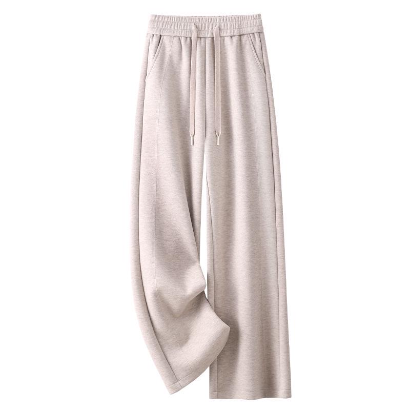 

Ankola 2024 Women s Red Wool Wide-Leg Pants: New Autumn/Winter Thickened Straight-Leg Style 3XL