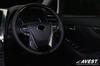 Alphard 30 Vellfire 30 Series Early and Late Model Steering Panel Garnish Black Wood Grain AVEST Interior Parts Cover Accessories Interior Panel