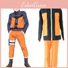 Premium Quality Naruto Uzumaki 2nd Shippuden Cosplay Costume Coat And Pant Fashion Uniform For Anime Enthusiasts