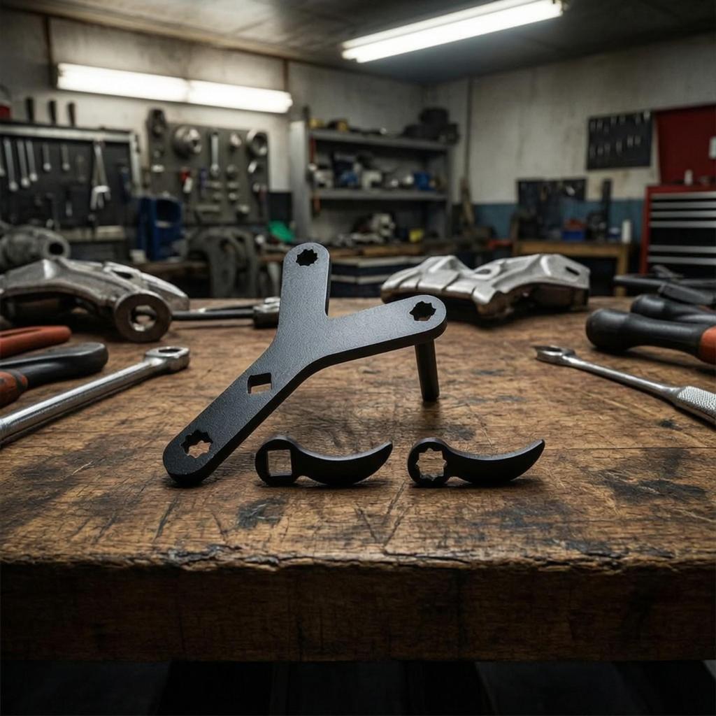 3 Pieces Hanging Control Arm Puller Tool with Wrench Attachments Heavy-Duty