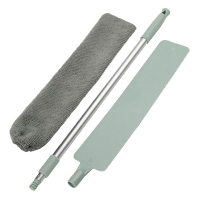 

Длинная щетка для уборки пыли Телескопический пылеуловитель Уборка клещей Пыль Домашние чистящие средства Инструменты для уборки артефактов Метла Метловище A серый