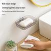 Wall-Mounted Drainable Soap Holder - Light Luxury Style, Punch-Free Storage Rack for Bathroom