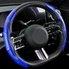Horké Nové Potahy Volantu do Auta Uhlíková Vlákna Kůže Dekorace Interiéru Auta Pro Ford Fiesta Mondeo Fusion Explorer Escape Sh