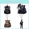 Police Gift Keychain Acrylic Backpack Decoration Creative Pendant Key Ring Accessory