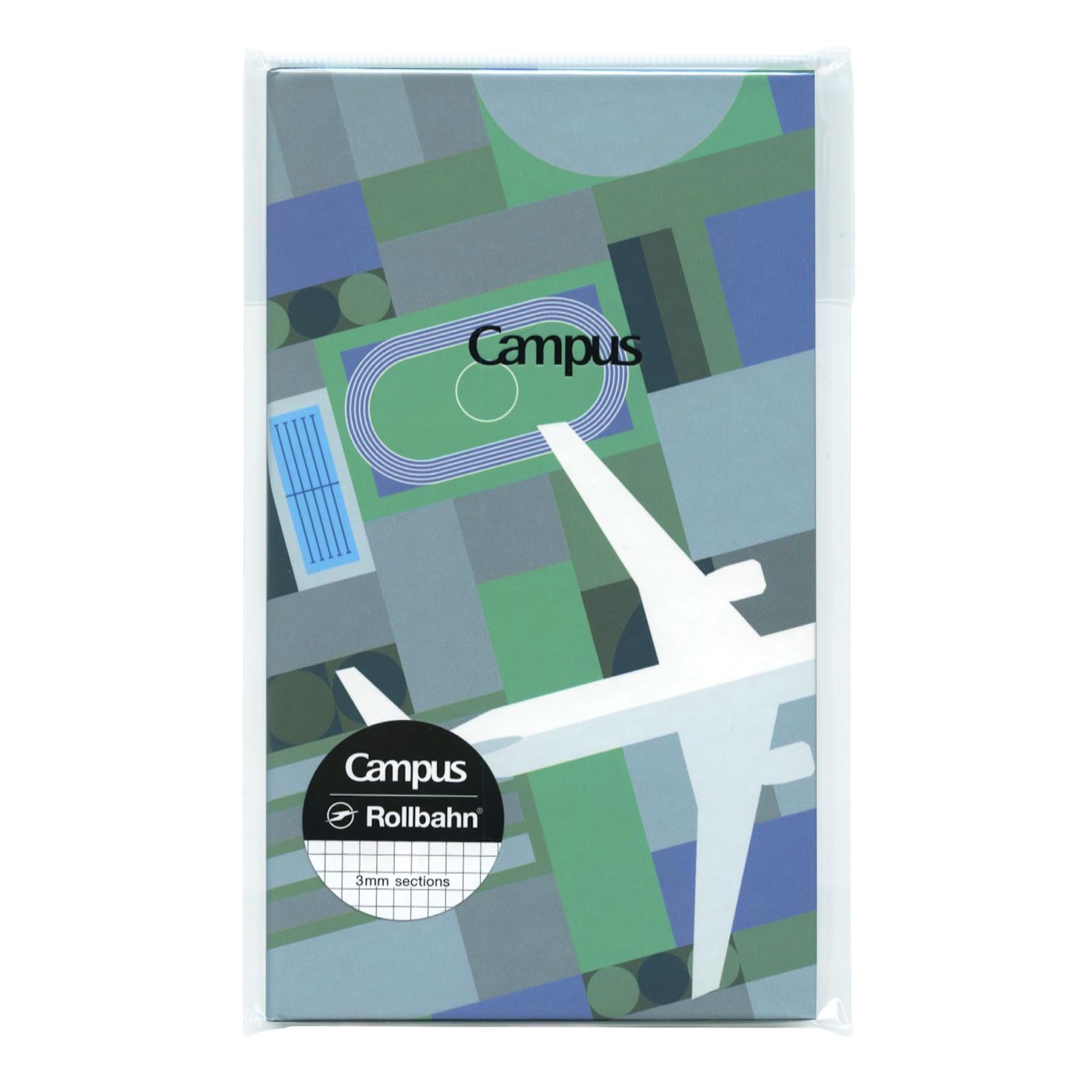 KOKUYO Campus x Rollbahn Field 3mm Airplane Notebook, Grid, Design, CRC-SE-Y3-L2