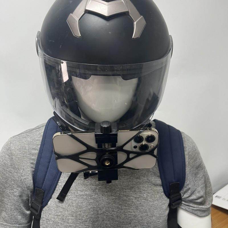 Motorcycle Helmet Phone Stand For  Hero 13 12 11 9 Insta360 X4 X3 Dji Action 3 Sports Camera Holder Moto Helmet Chin Mount